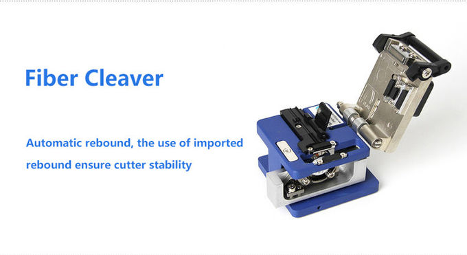Bộ nối cáp quang Bộ dụng cụ với máy cắt cáp Cleaver Sợi quang Laser Nguồn sáng Pon Nguồn điện